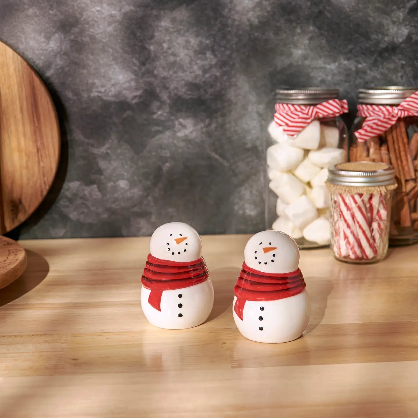 Snowmen Salt and Pepper Shakers