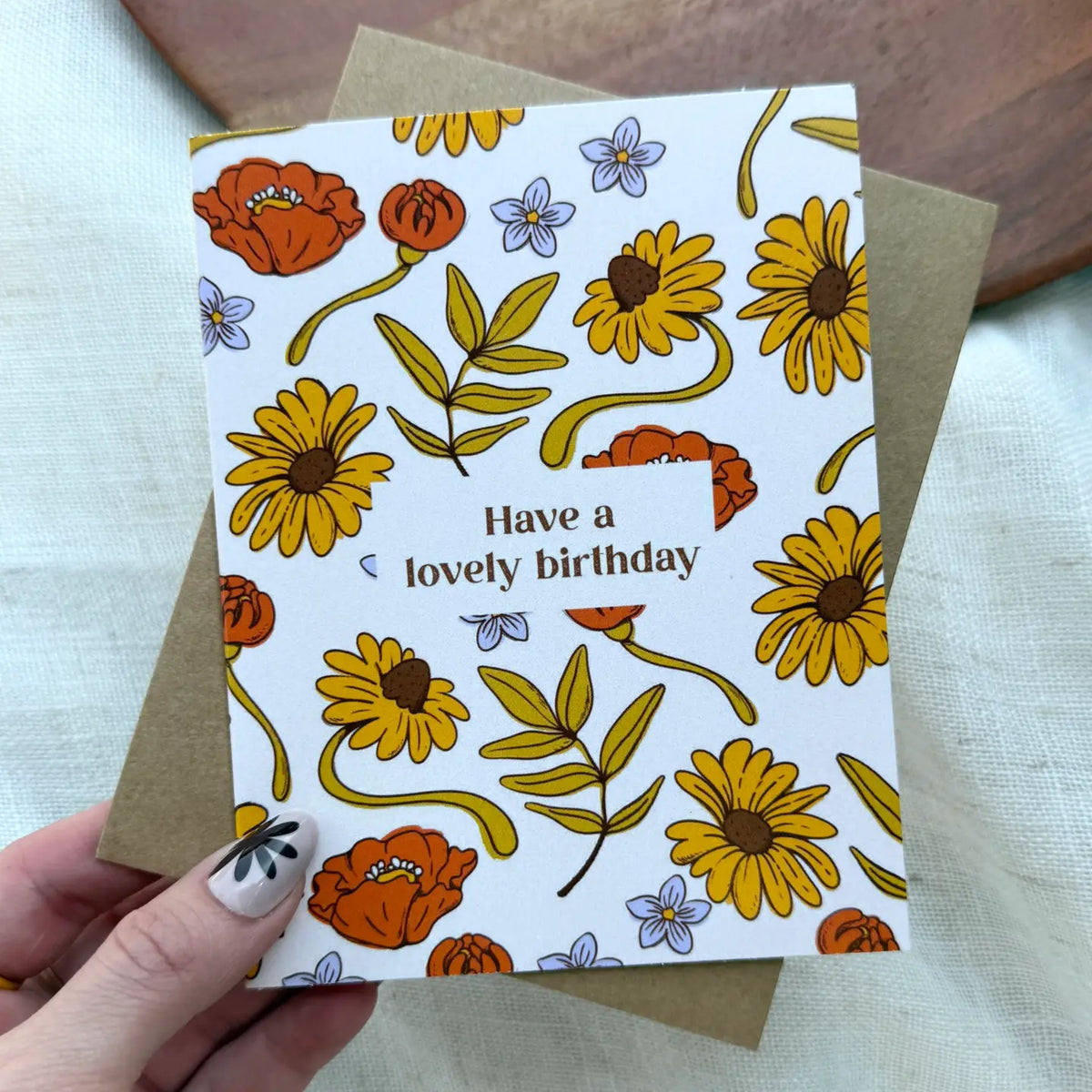 Have A Lovely Birthday Greeting Card