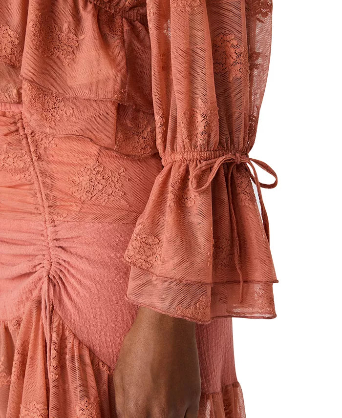 Montana Knit Lace V-Neck Top