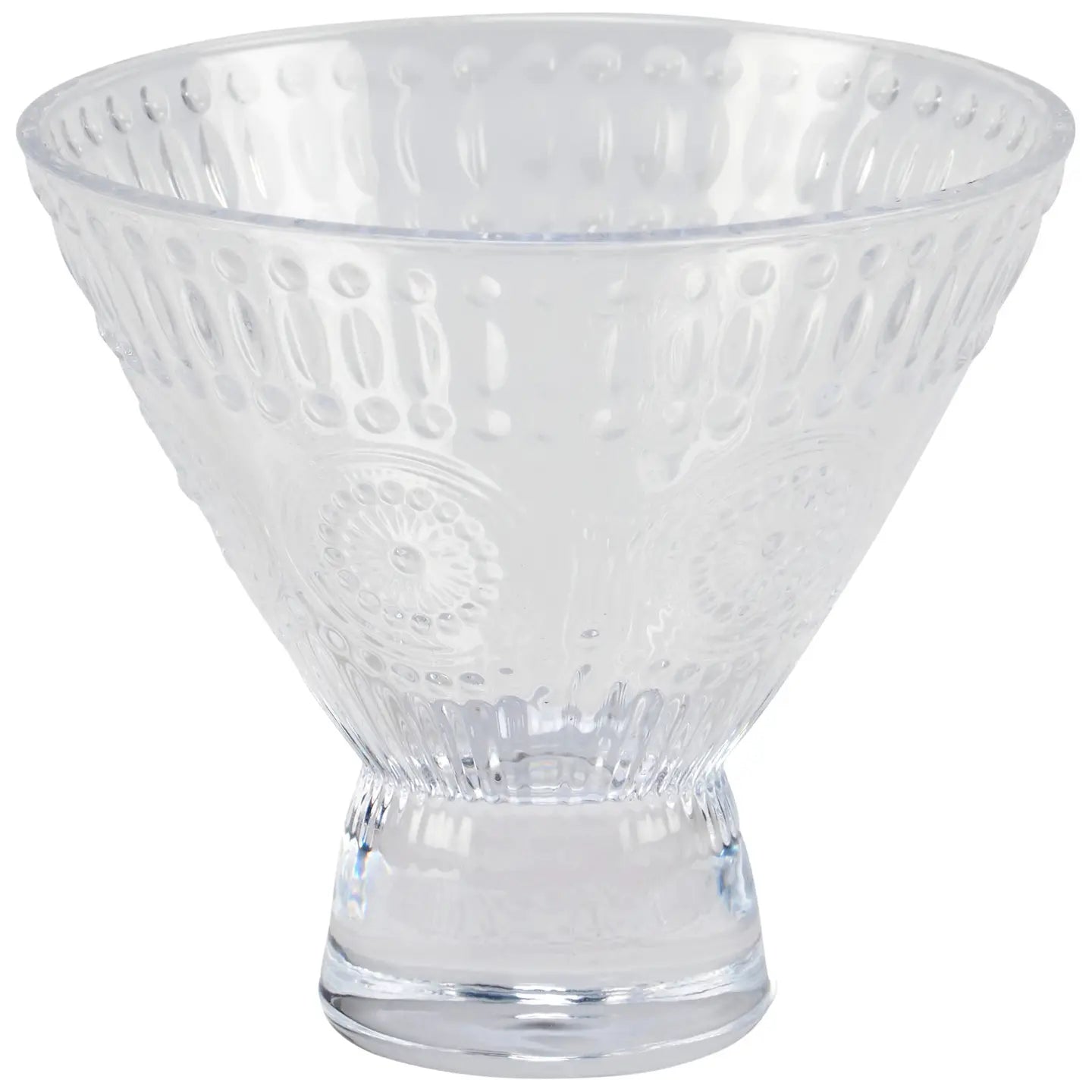 Small Medallion Martini Glass
