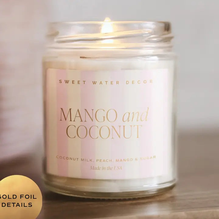 Mango and Coconut Soy Candle