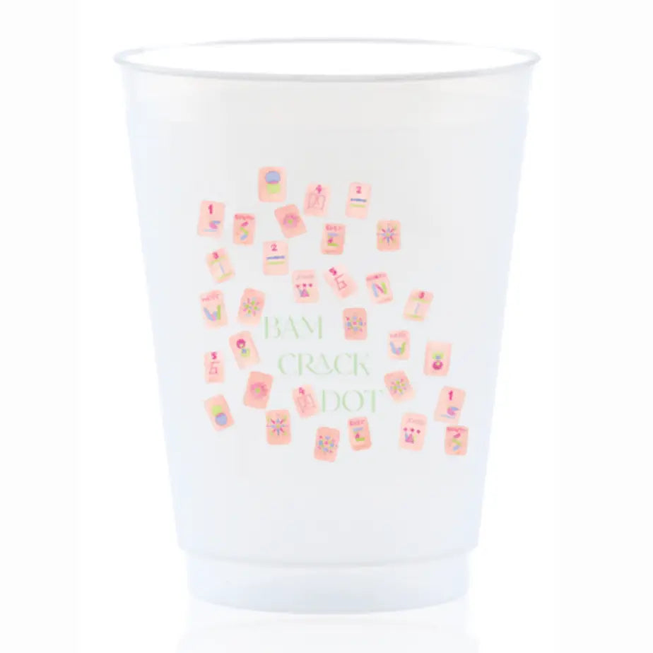 Mah Jong Party Cups