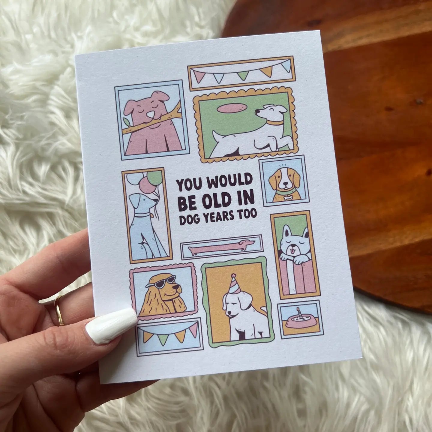 Dog Years Greeting Card