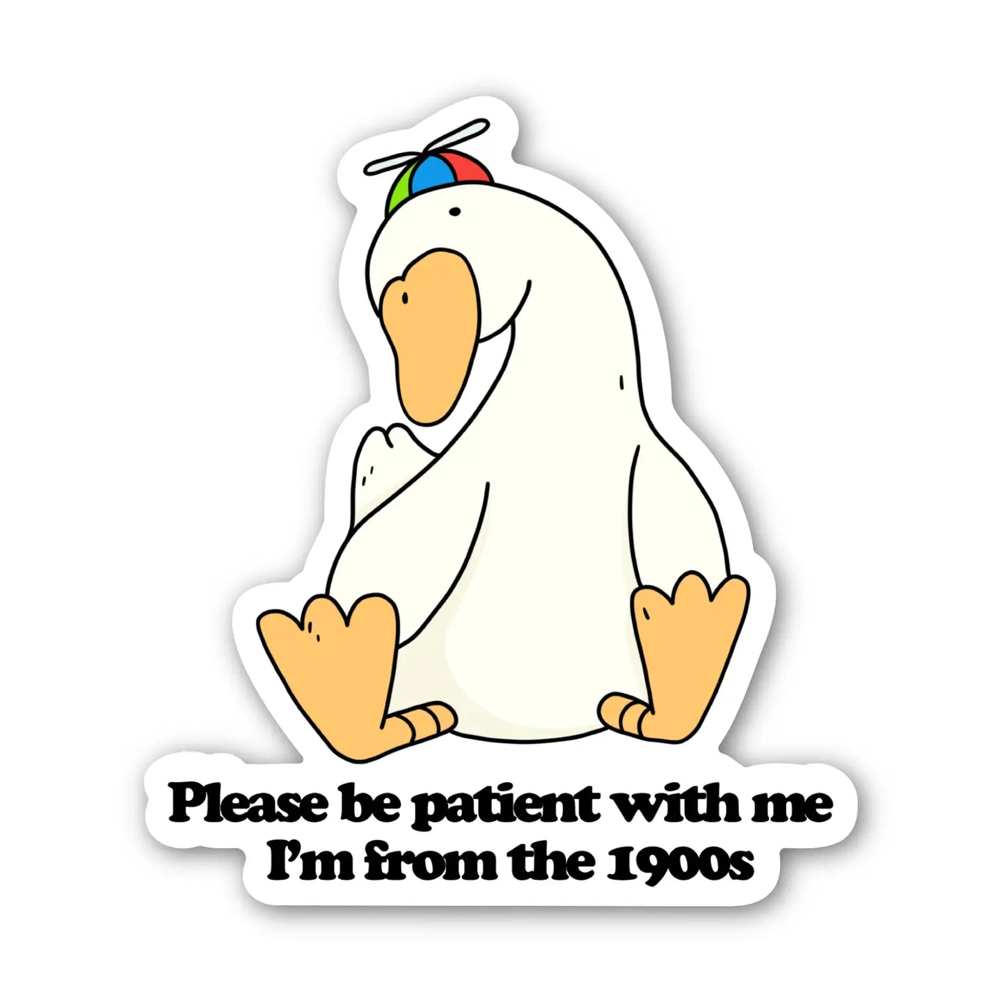 Please Be Patient Sticker