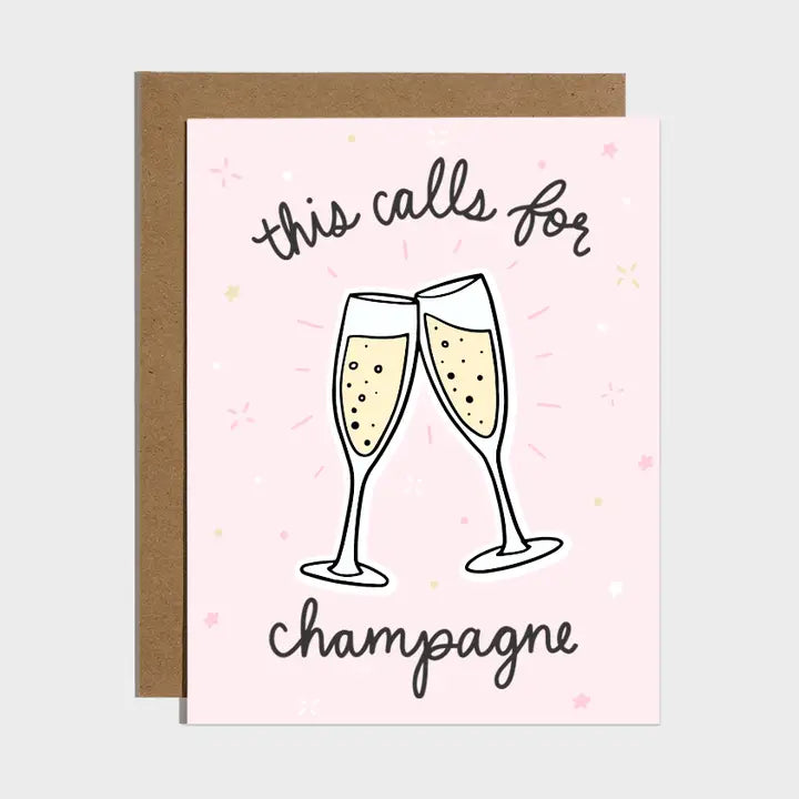 Champagne Greeting Card