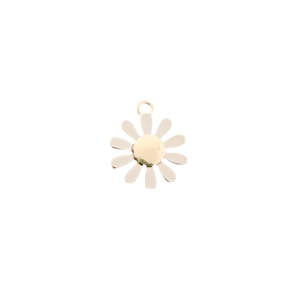 Daisy Silver and Gold Tone Charms