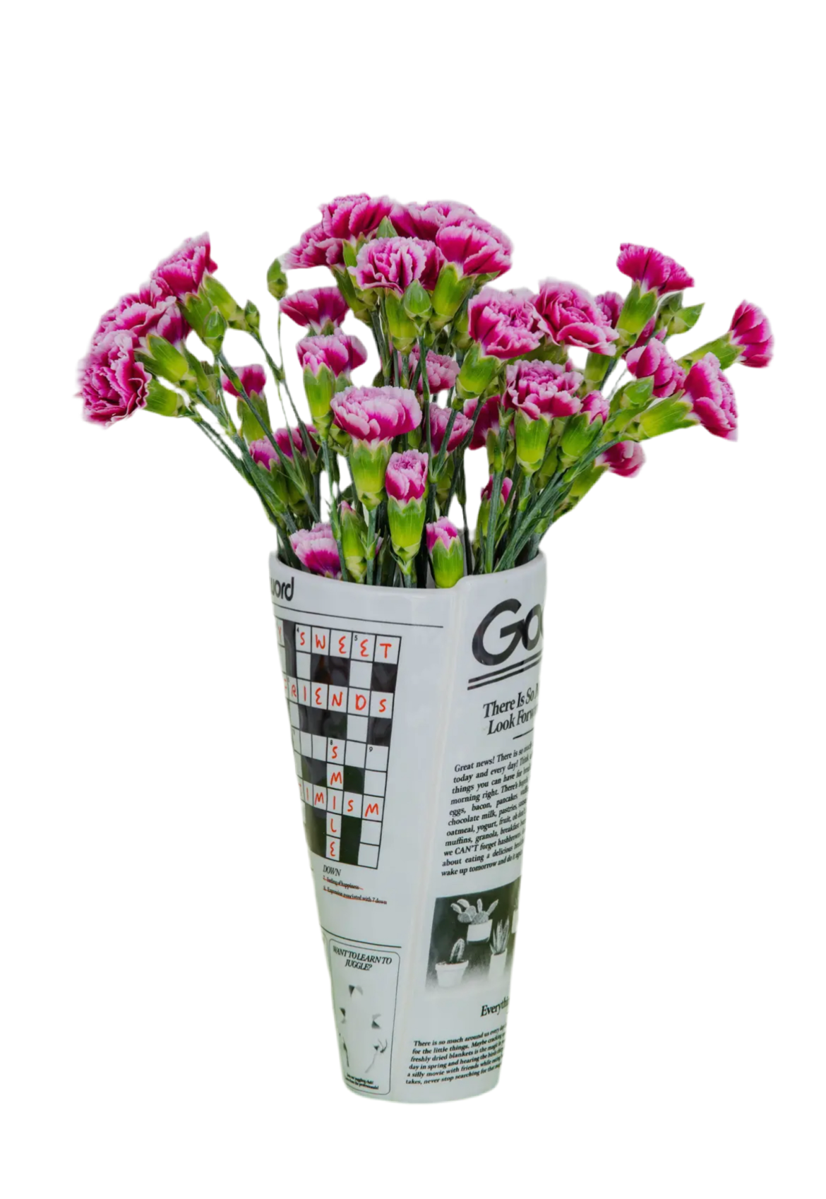 Newspaper Vase