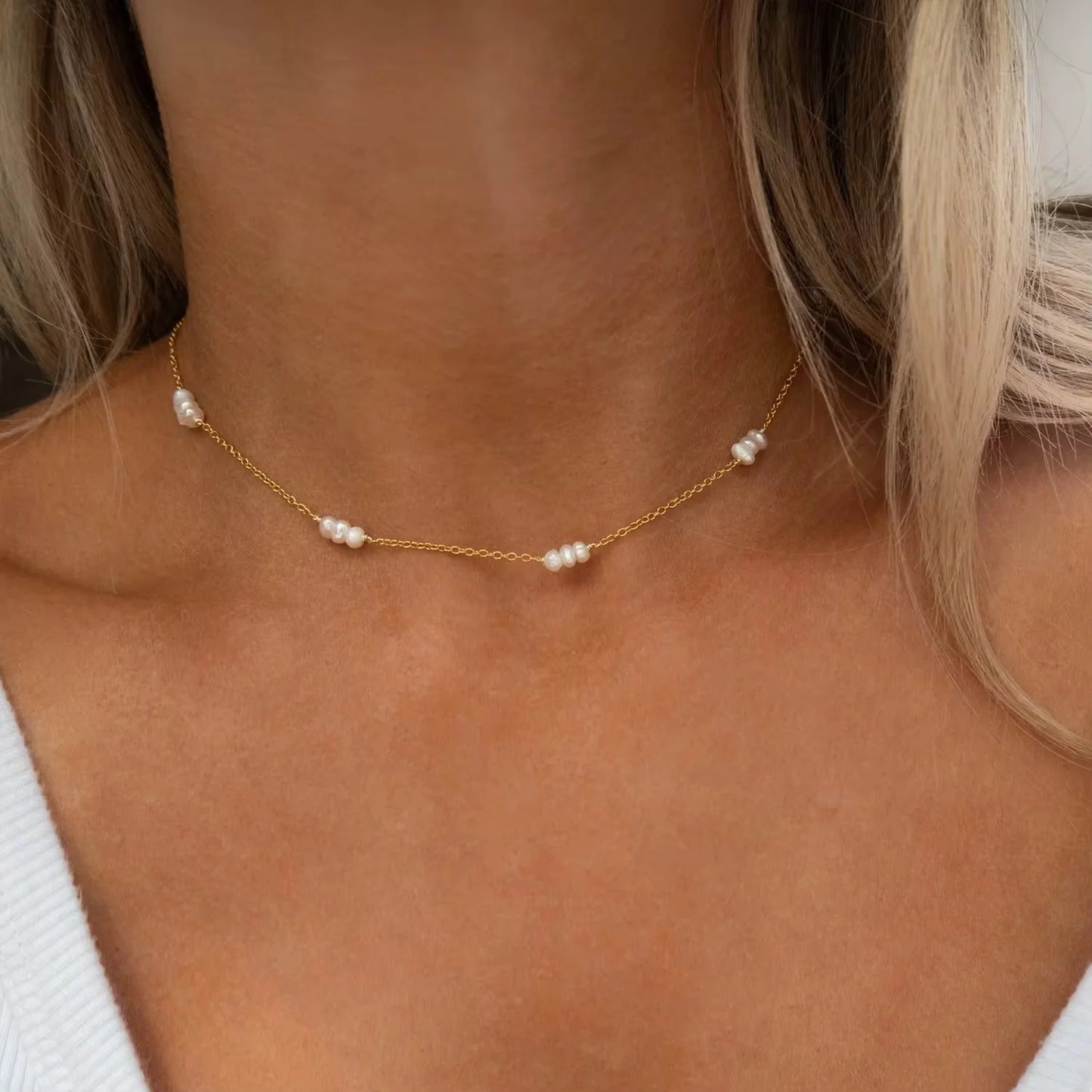 Amelie Pearl Necklace