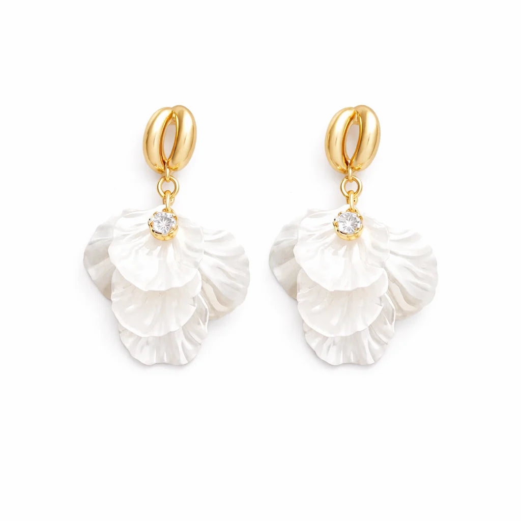 Celeste Petal Drop Earrings
