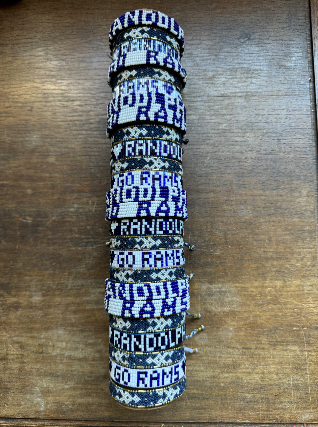 Go Rams Bali Beaded Bracelet