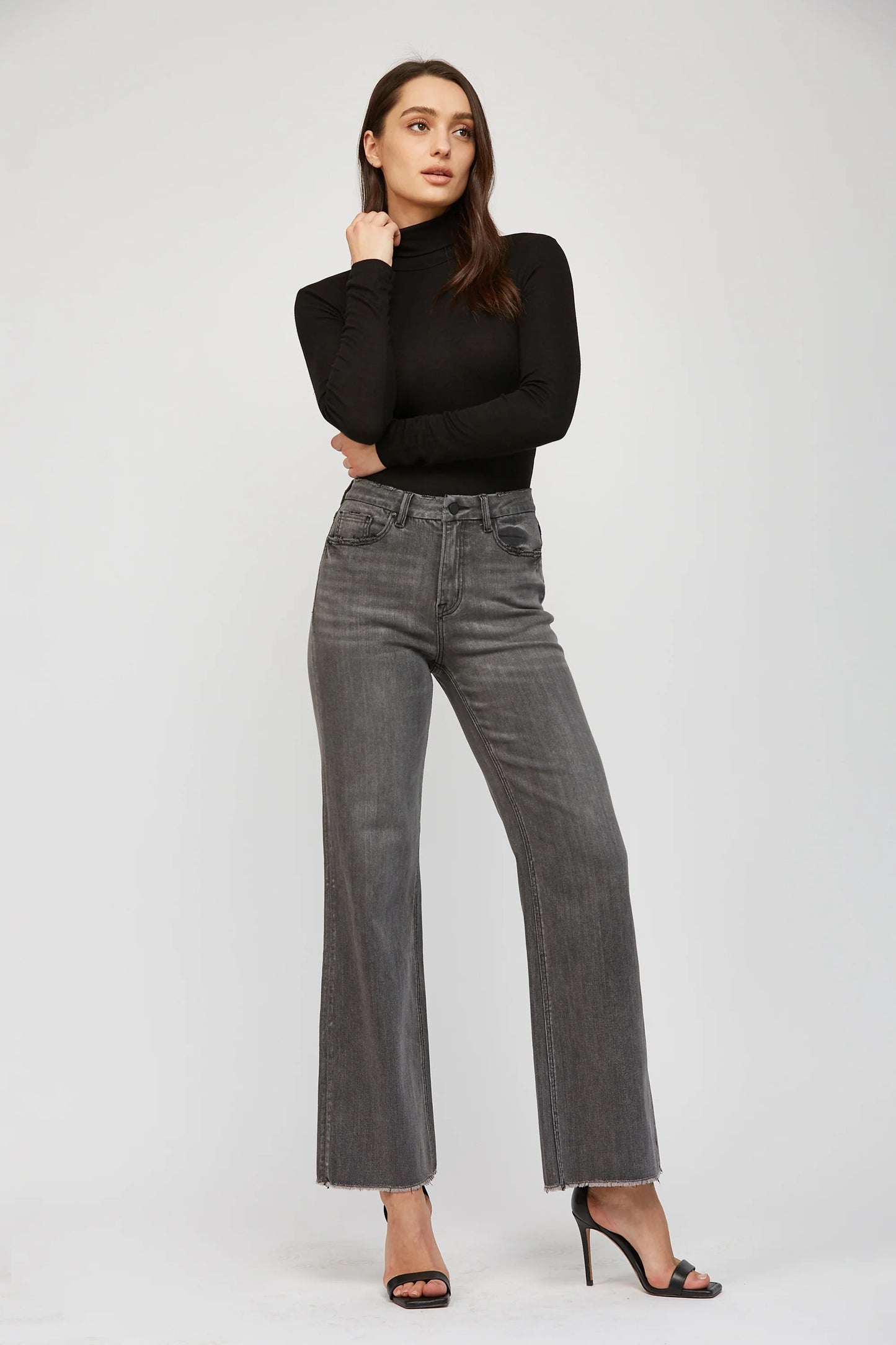 Cade Super High Wide Leg Denim