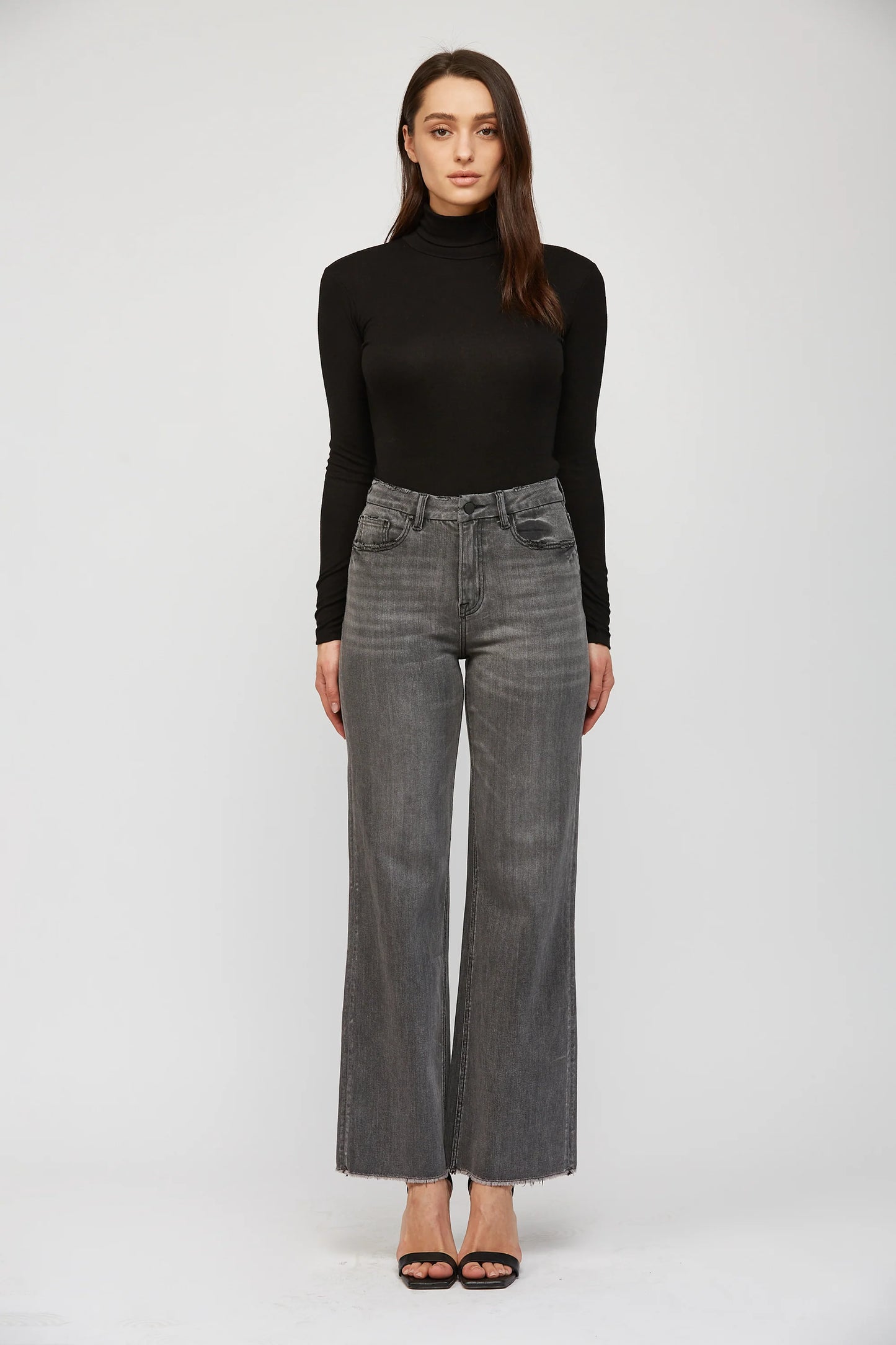 Cade Super High Wide Leg Denim
