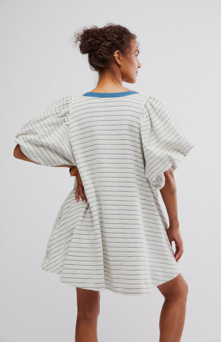 Carmen Textured Knit Mini Dress