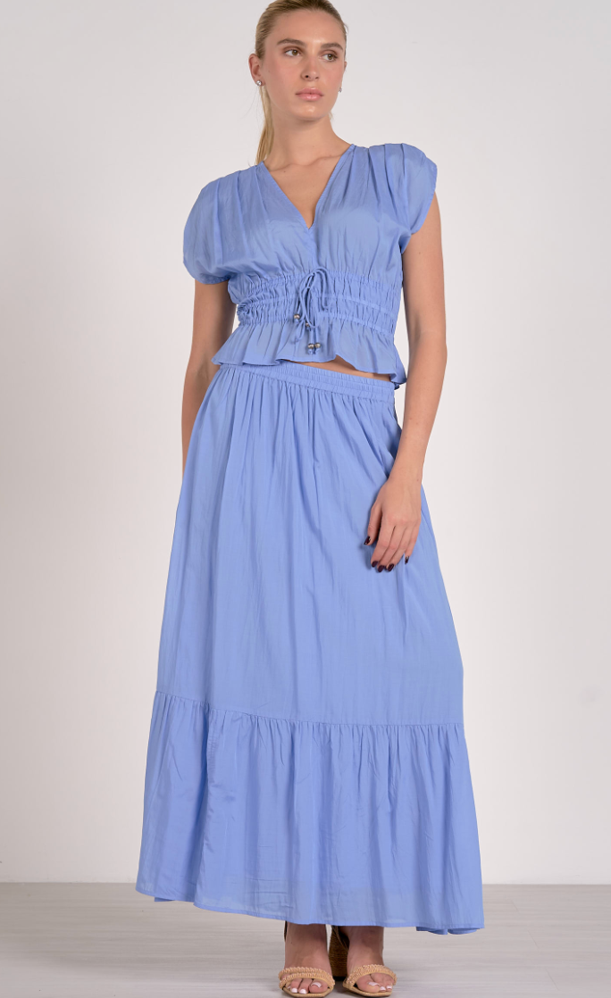 Katherine Woven Maxi Skirt