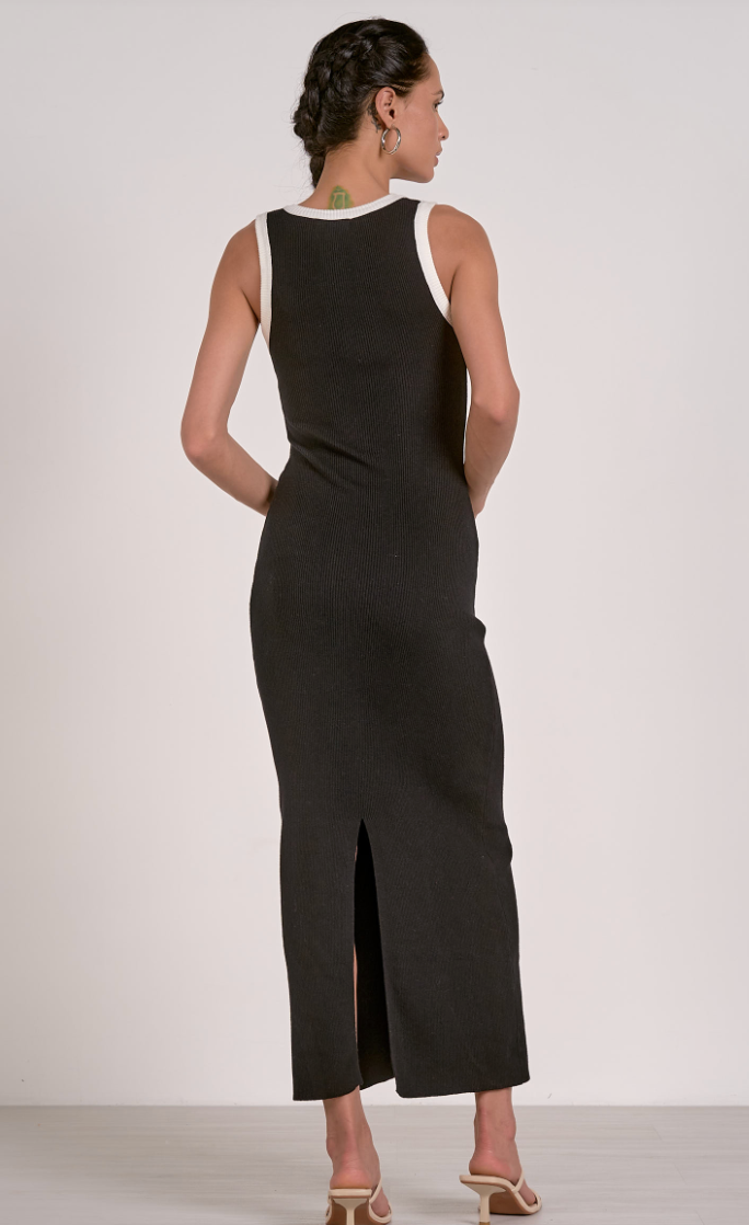 Amara Ribbed Midi Dress