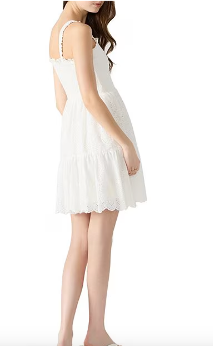 Shelby Eyelet Tiered Dress