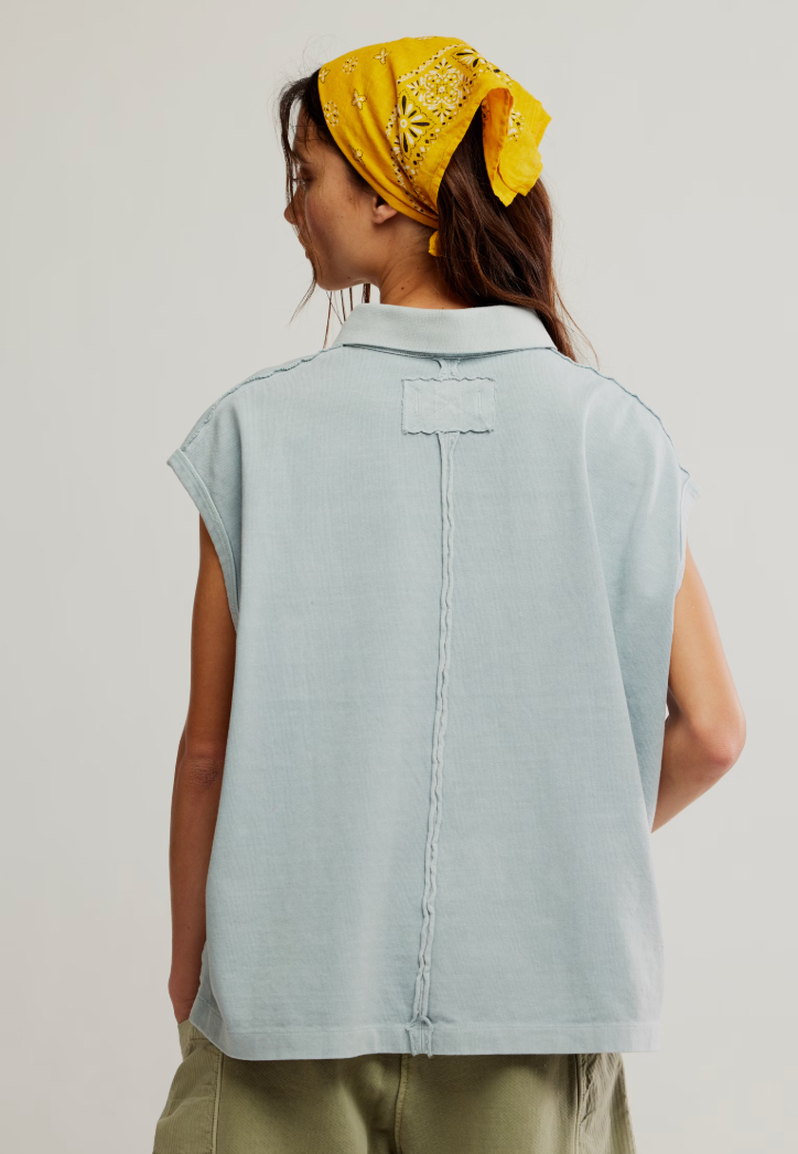 Kai Sleeveless Polo Top