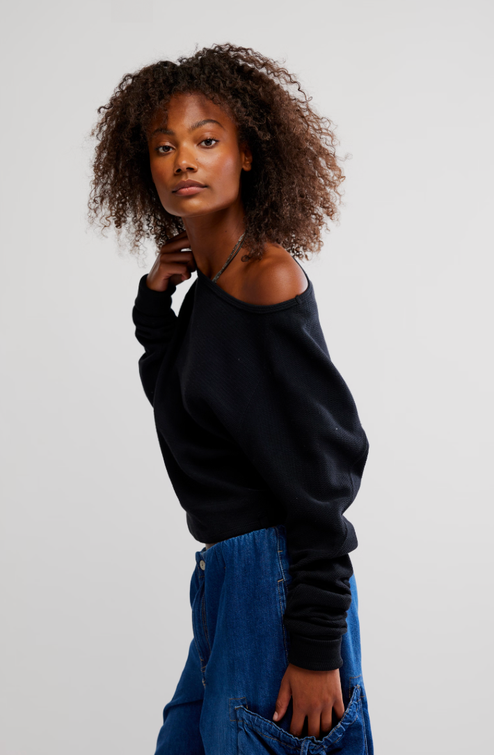 Danielle Long Sleeve Thermal Pullover