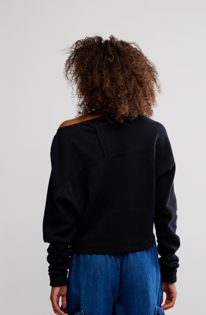 Danielle Long Sleeve Thermal Pullover