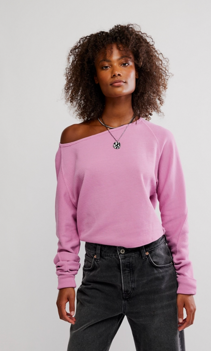 Danielle Long Sleeve Thermal Pullover