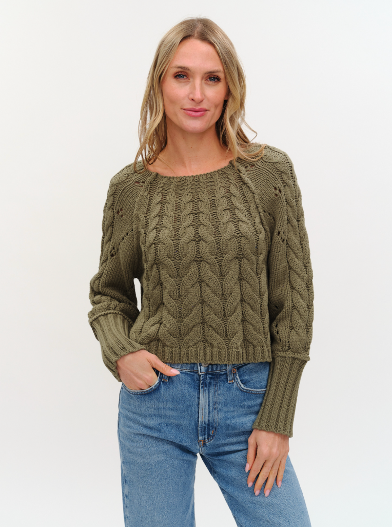 Mary Cable Knit Sweater