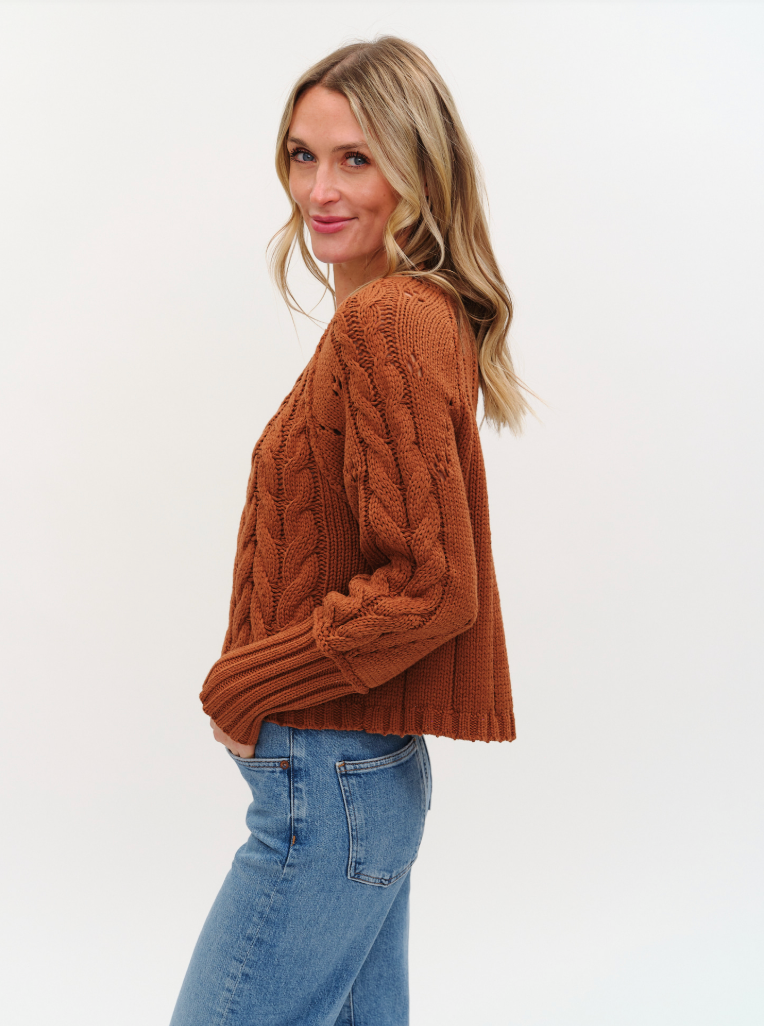Mary Cable Knit Sweater