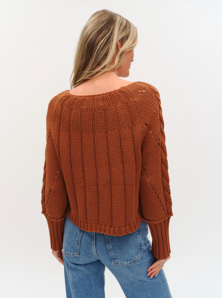 Mary Cable Knit Sweater