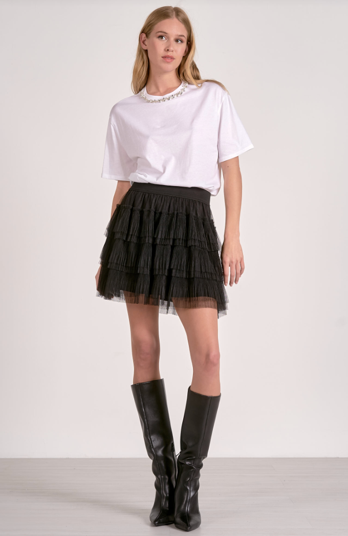 Bentley Embellished Neckline Tee