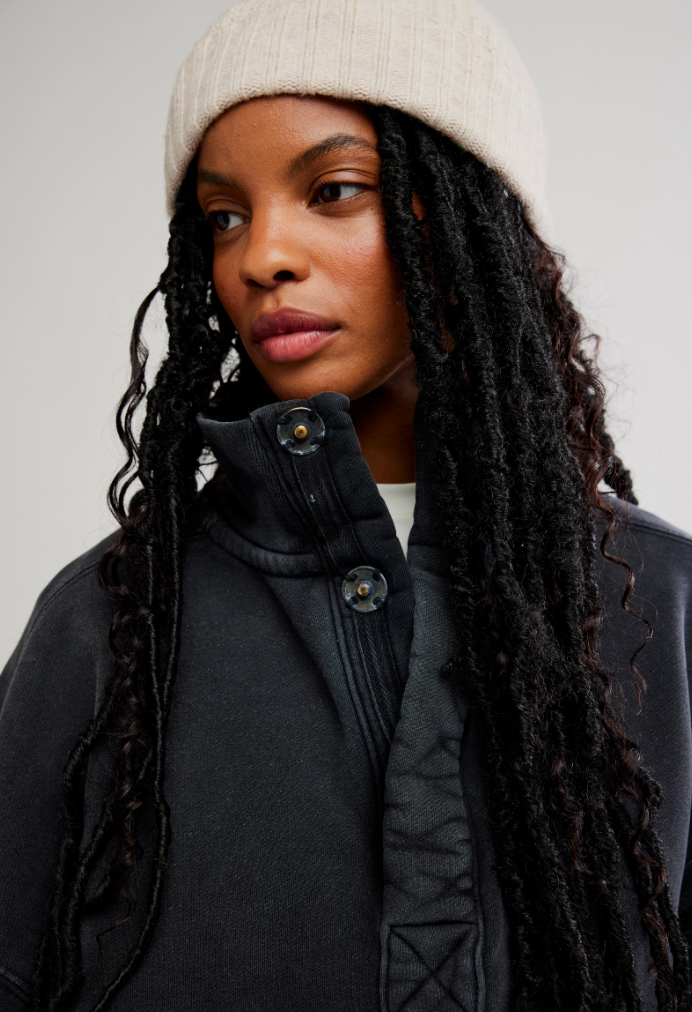 Cora Button Pullover