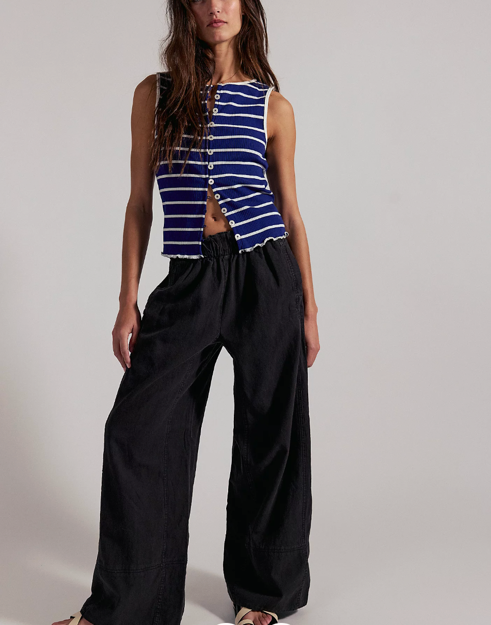 Days End Linen Pull On Pant