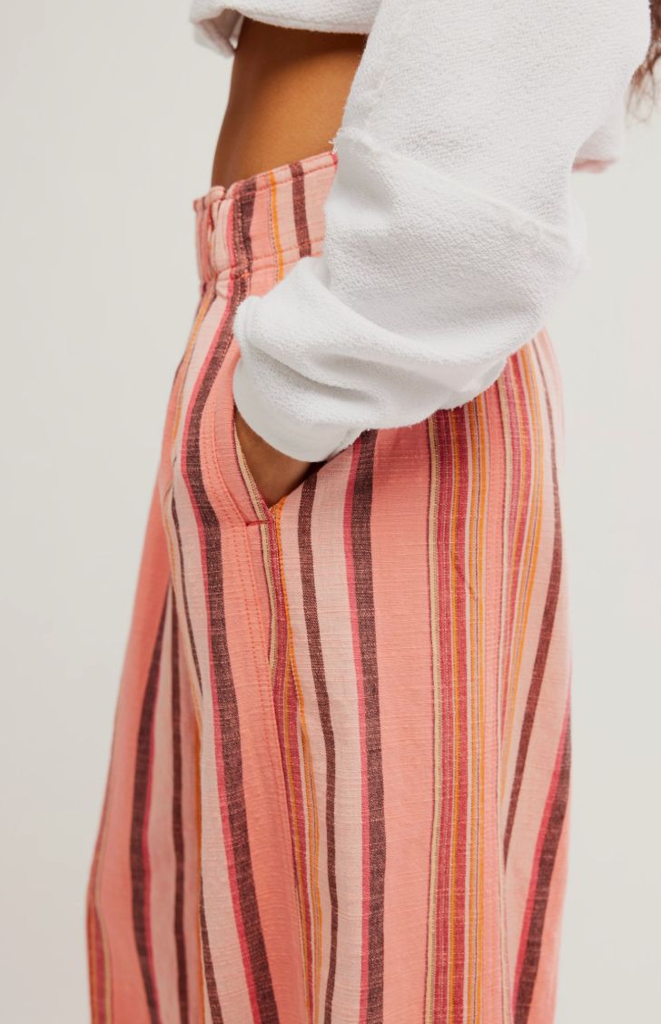 Days End Solar Linen Stripe Pant