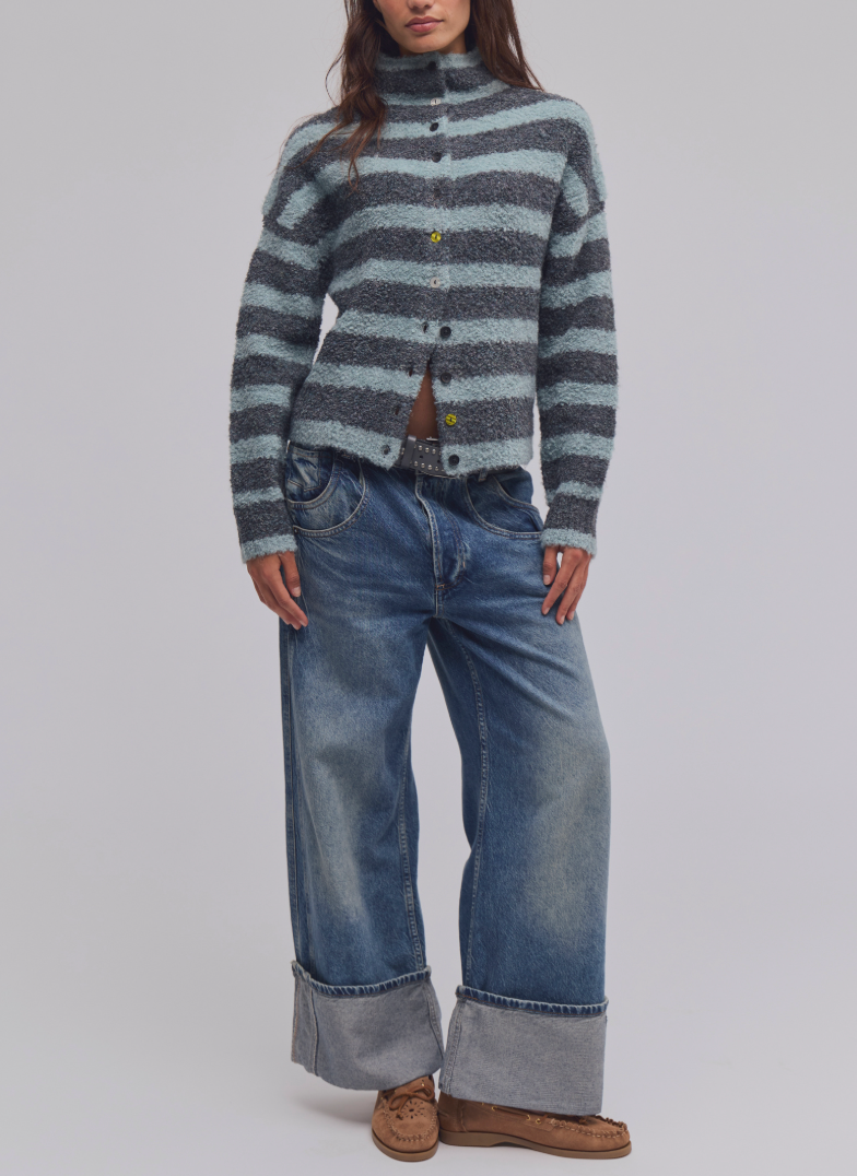 Wtf Button Collection Cardigan