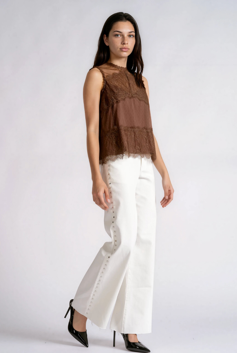Lola Lace Sleeveless Top