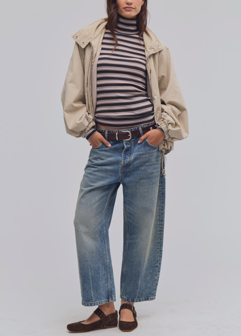 Good Good Striped Turtleneck