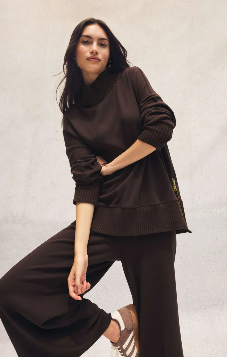 Dorthea Rib Knit Sweatshirt
