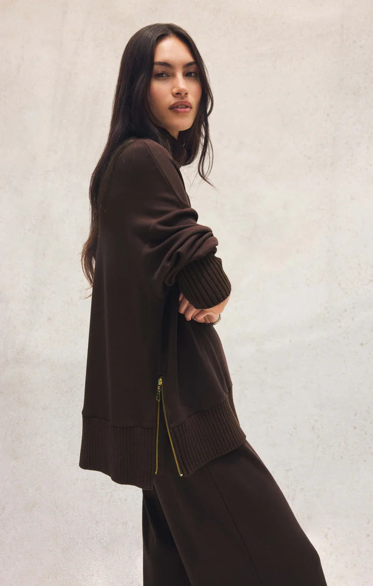 Dorthea Rib Knit Sweatshirt