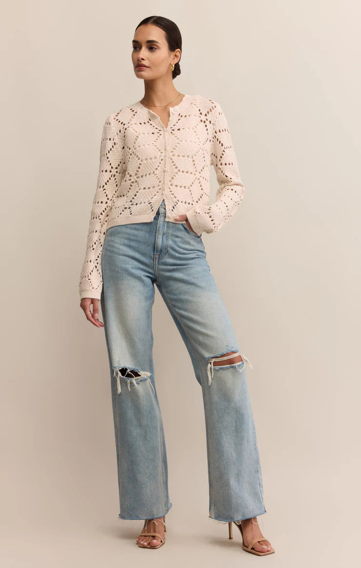 Meredith Diamond Sweater Cardigan