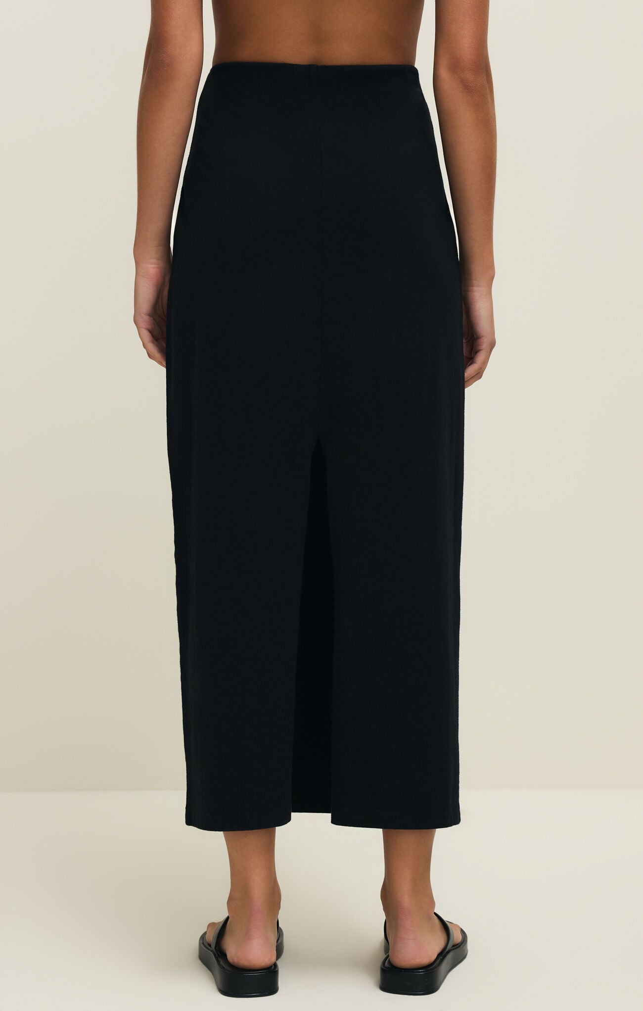 Gail Jersey Cotton Midi Skirt