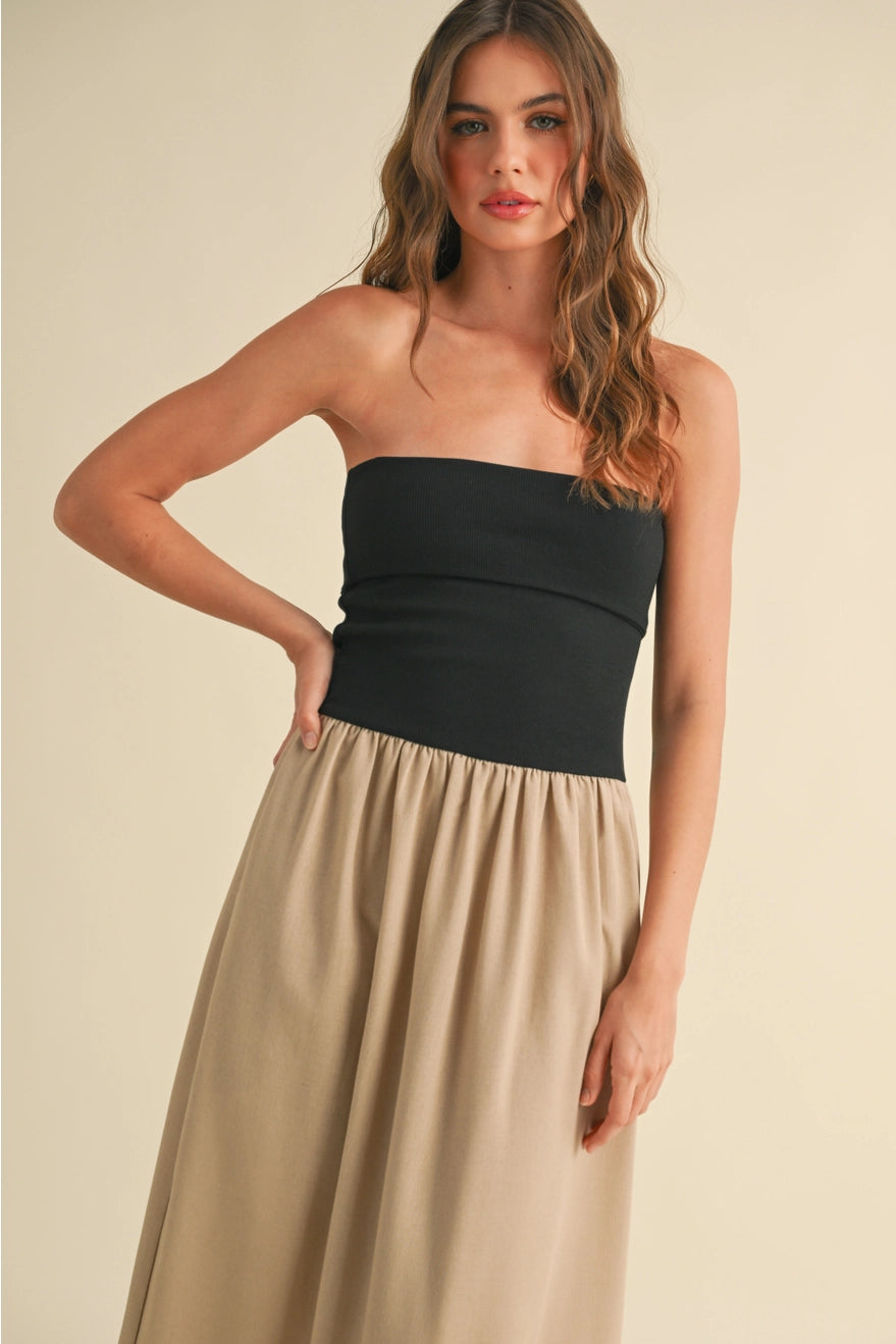Khloe Strapless Maxi Dress