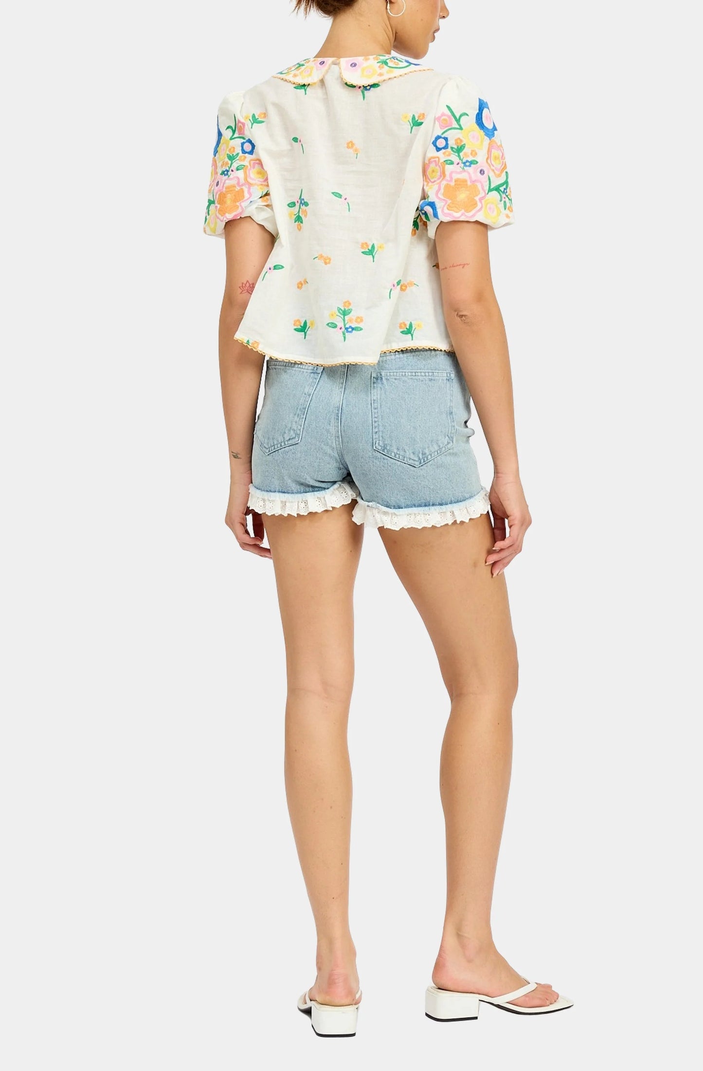 Holland Embroidered Floral Blouse
