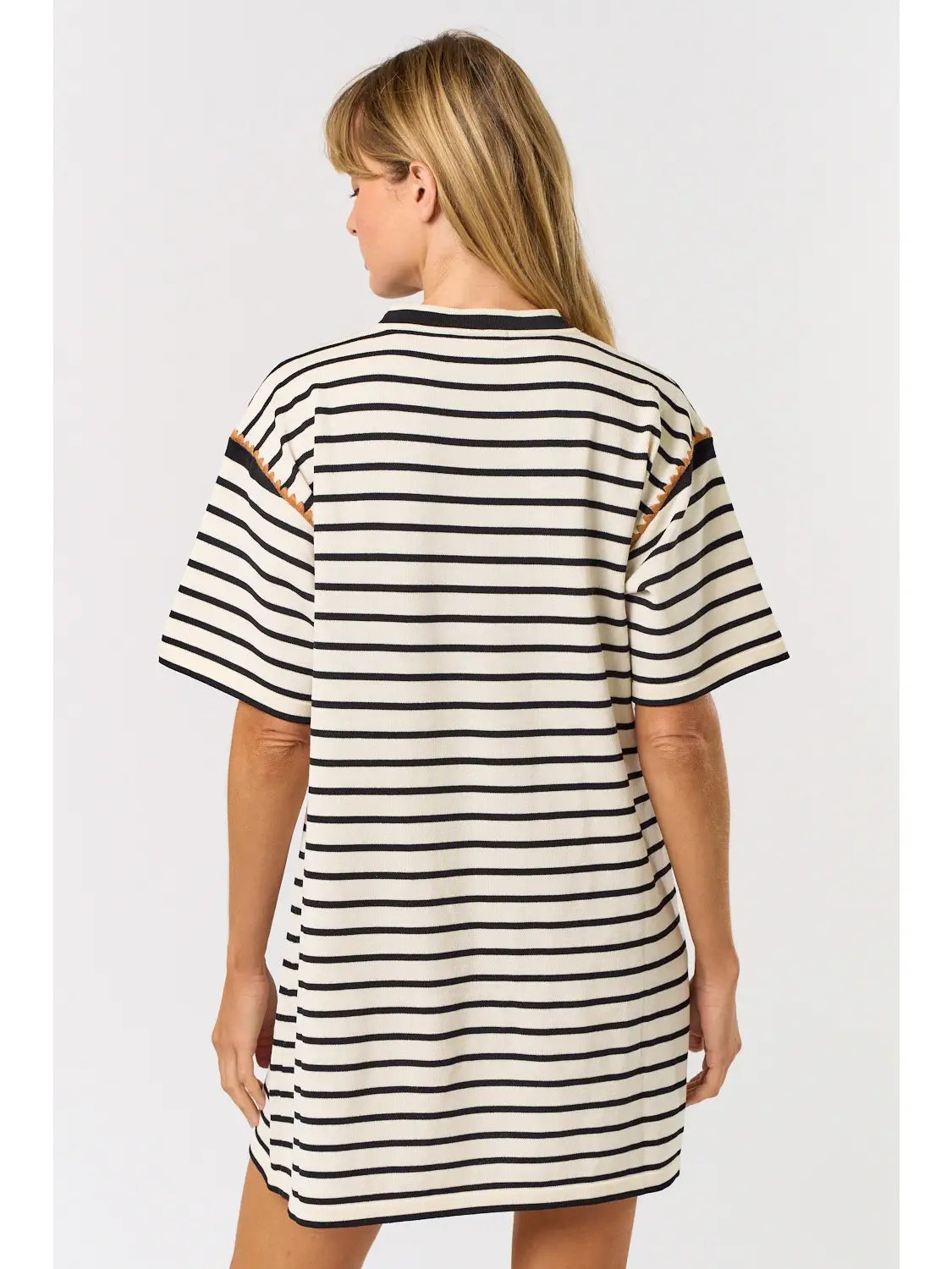 Maren Striped Shirt Dress
