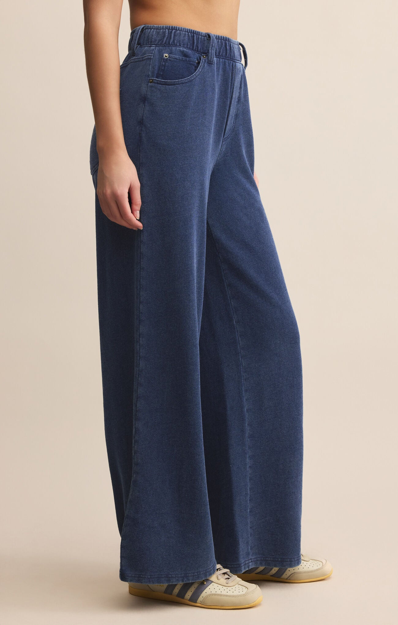 August Knit Denim Pant