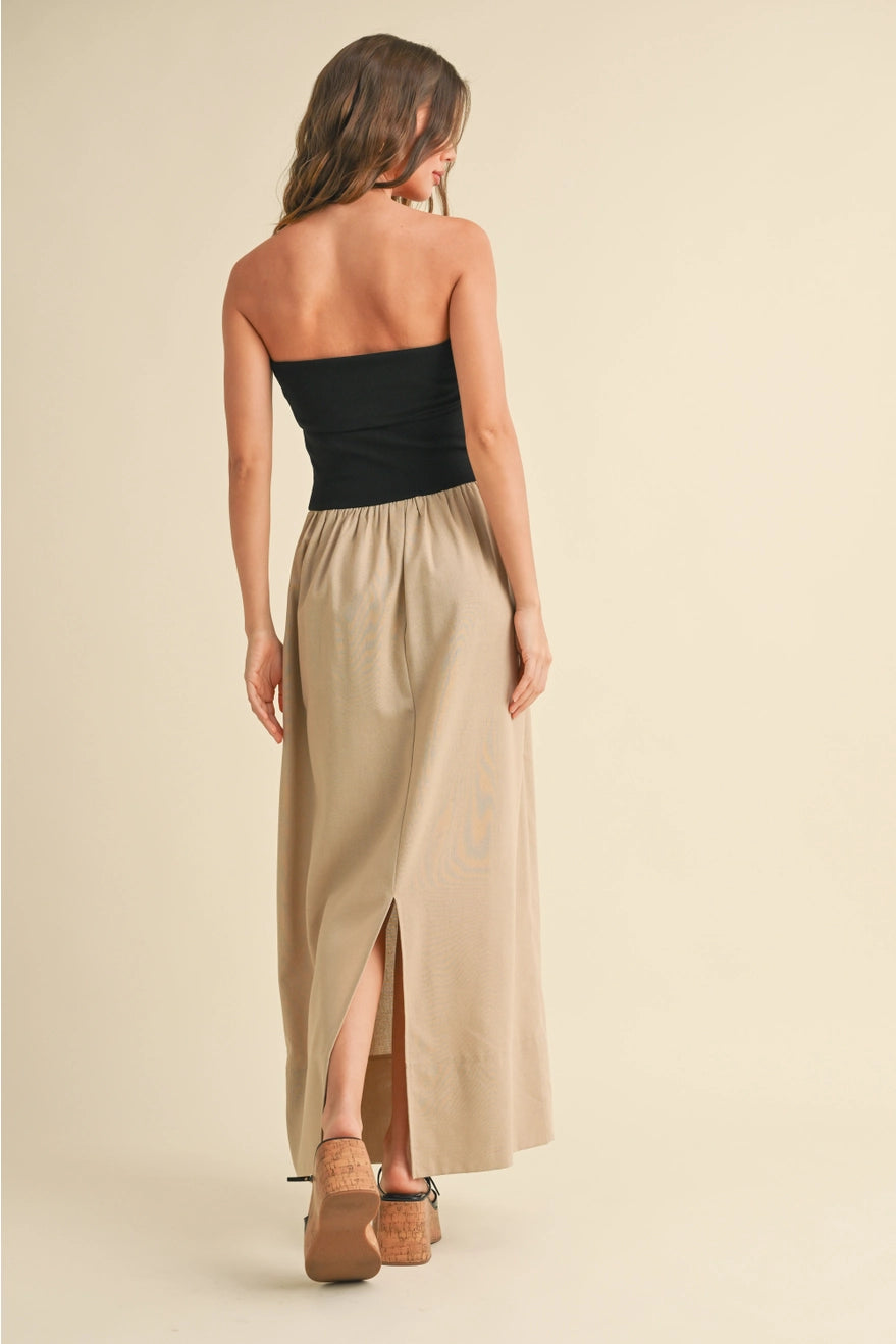 Khloe Strapless Maxi Dress