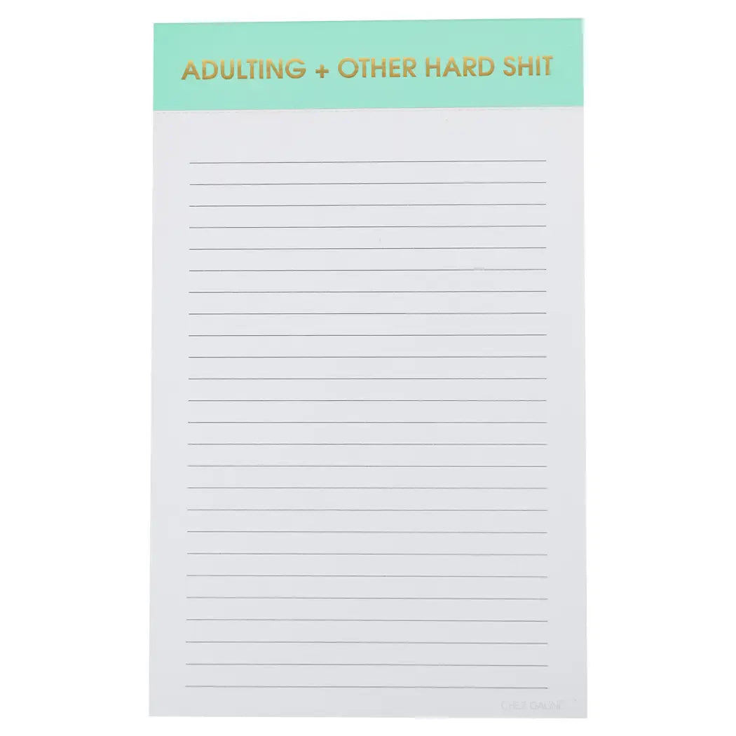 Adulting Lined Notepad