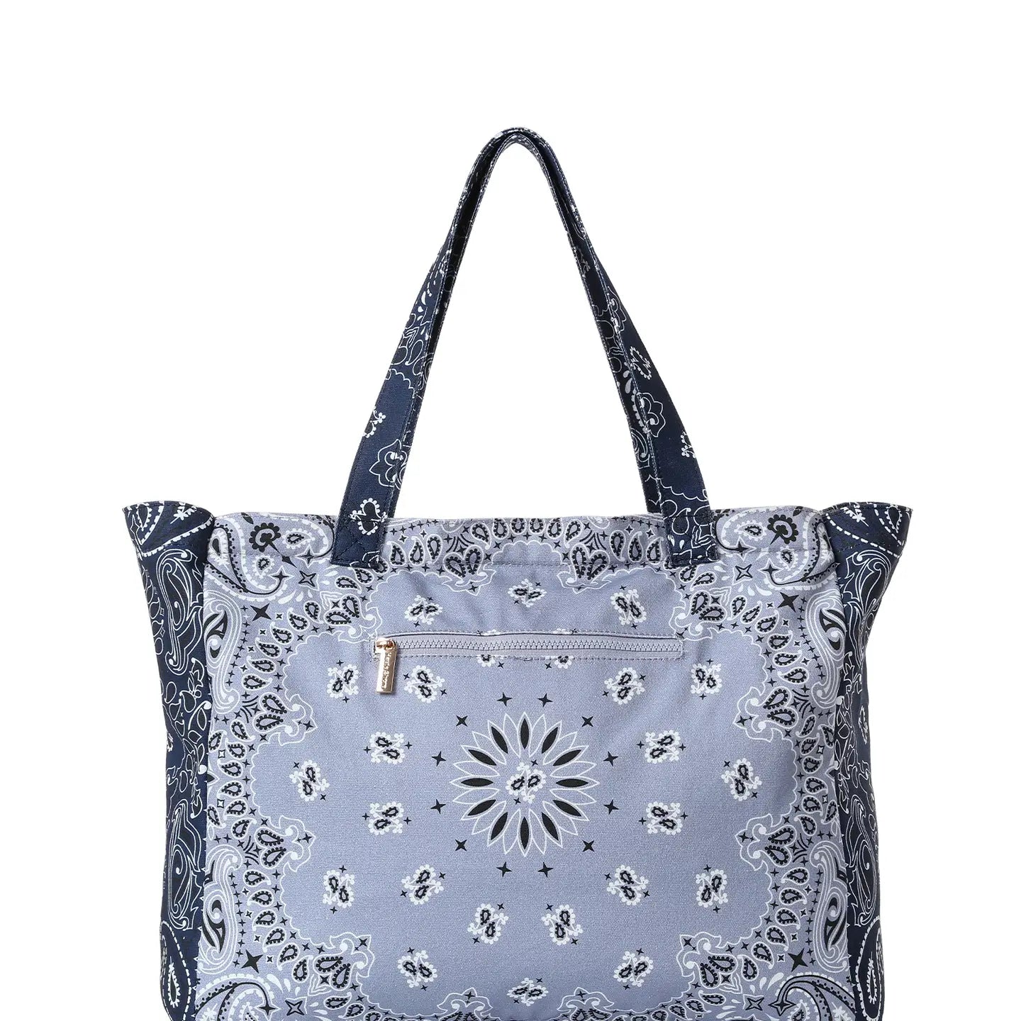 Bandana Print Canvas Tote