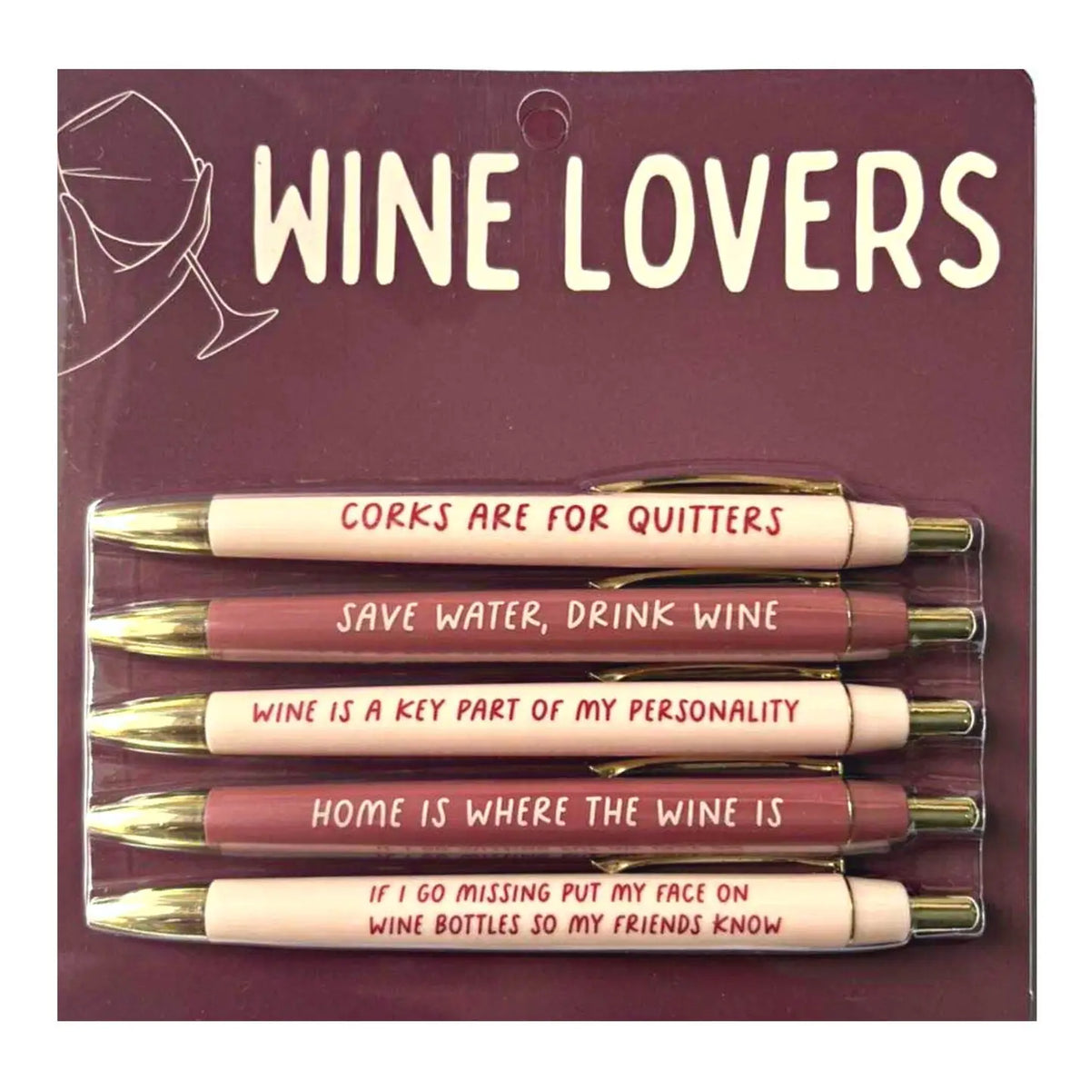 Wine Lovers Pen Set