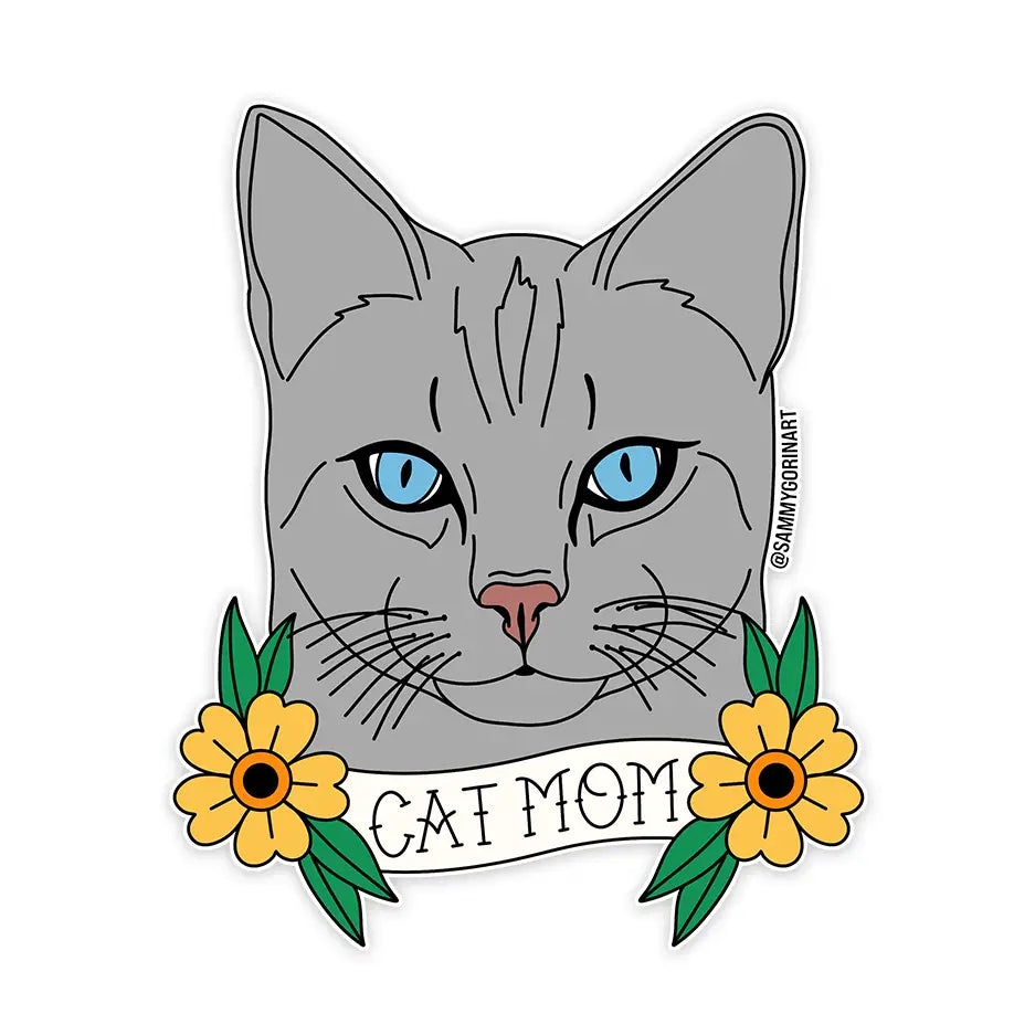 Cat Mom Sticker
