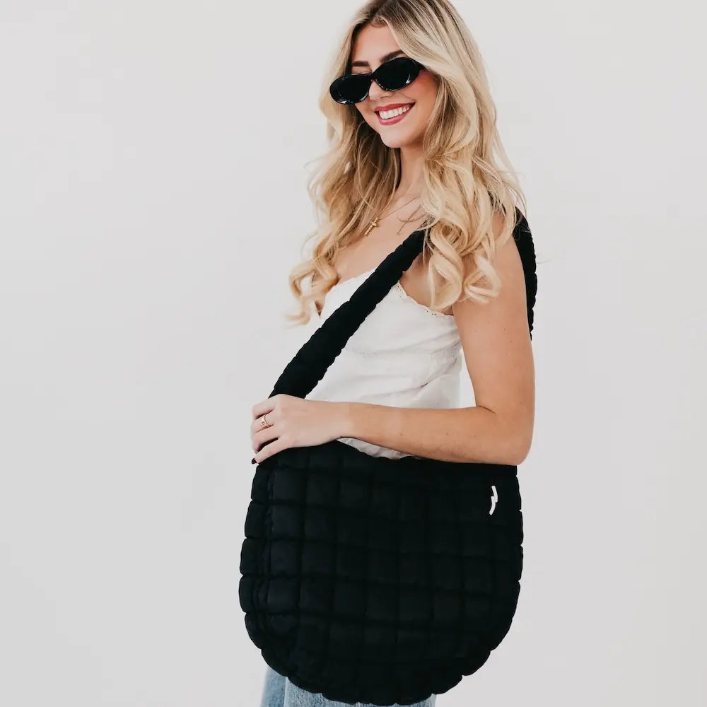 Quilted Hobo Tote