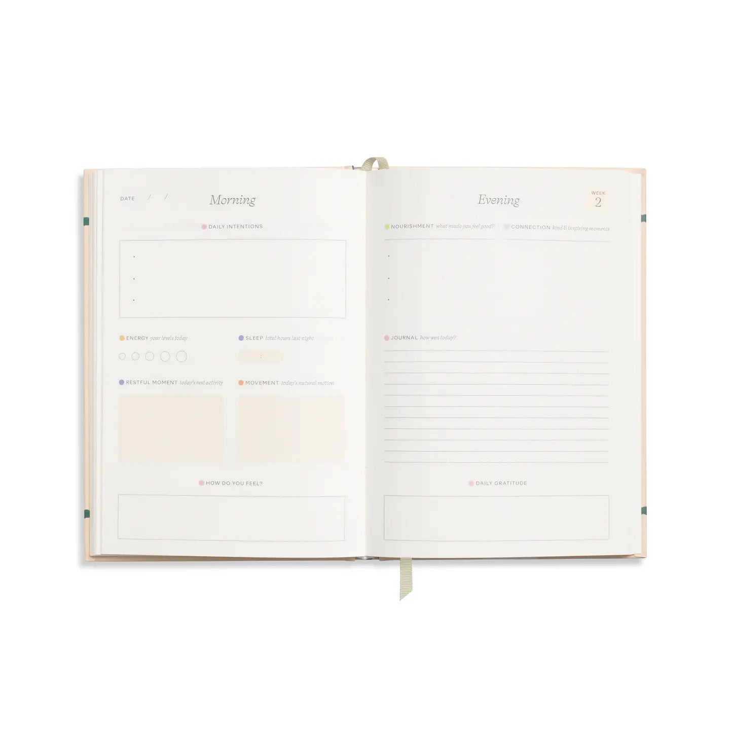 Quilted Daydream Wellness Journal