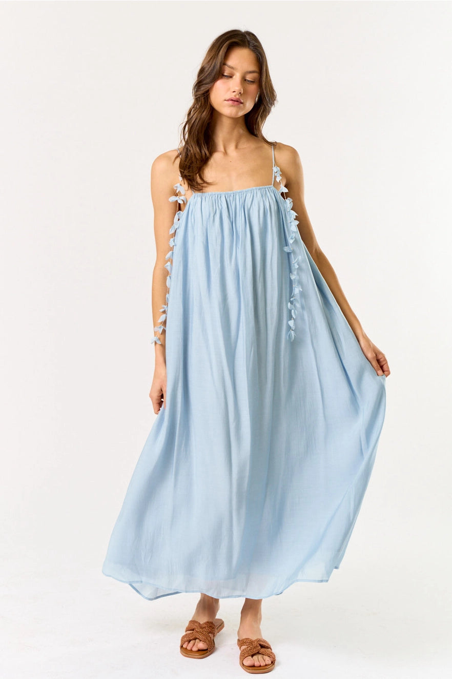 Carolina Floral Strap Maxi Dress